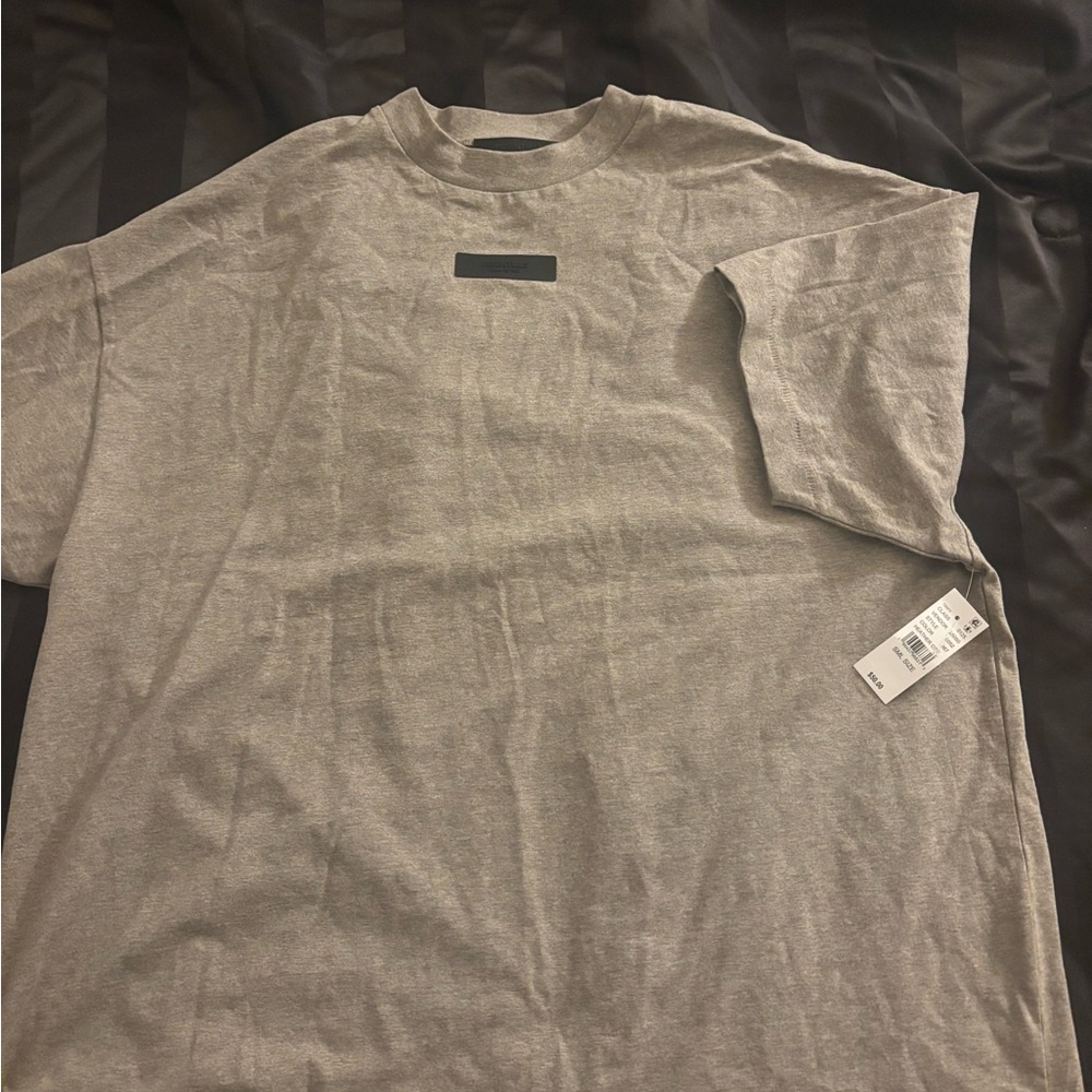 Essentials Gray Short Sleeve Tee
